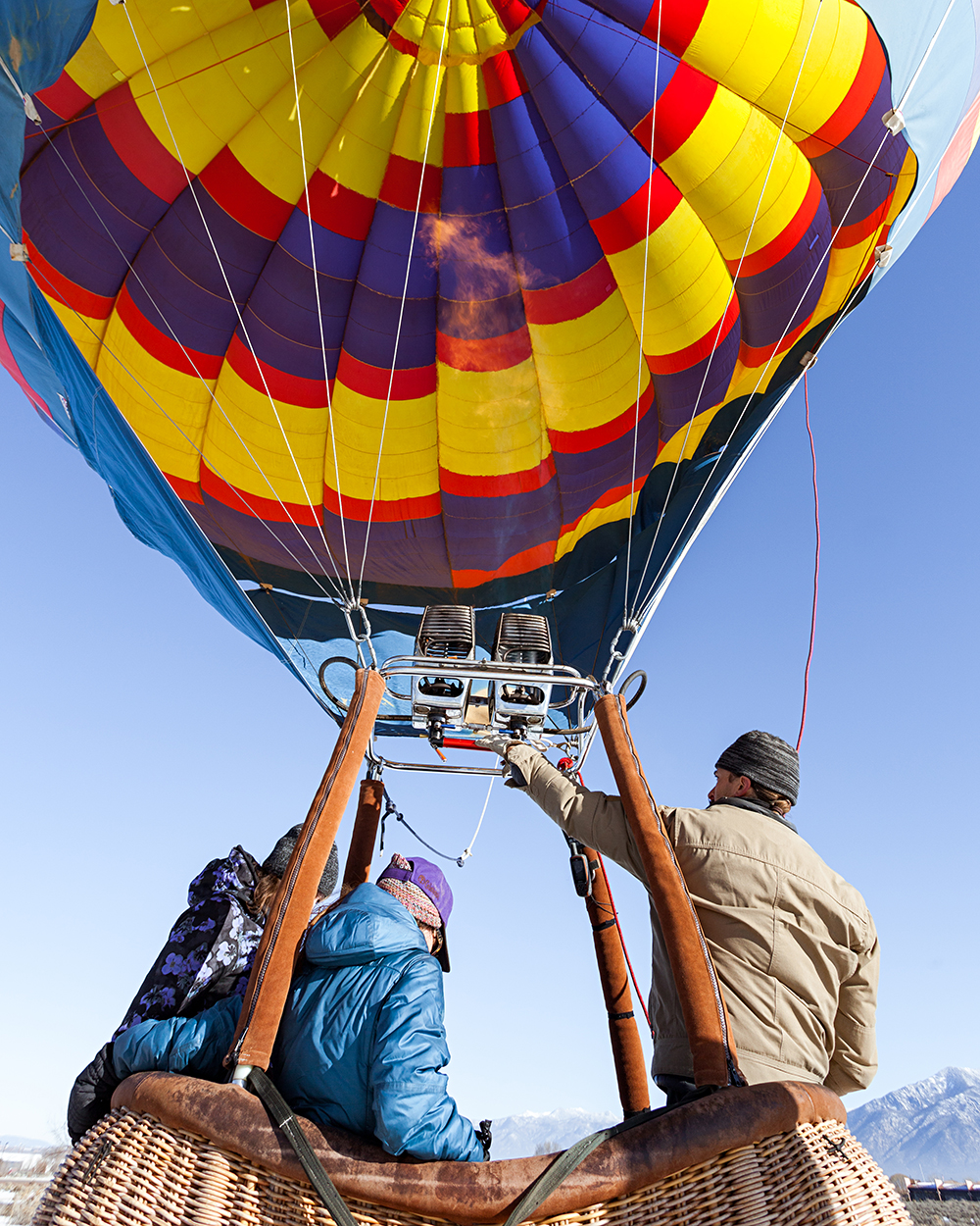 Uitgraving Mark spier Rio Grande Balloons - Hot Air Balloon Flights | Town of Taos