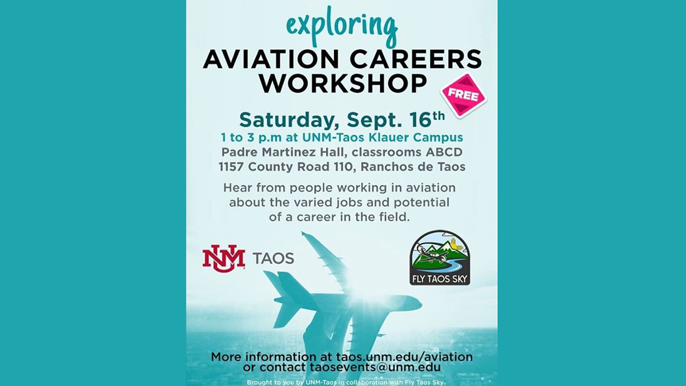 Aviation careers workshop with Fly Taos Sky