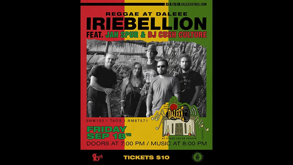 Reggae Night with Iriebellion at DALEEE KTAOS