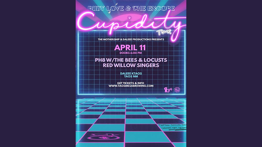 The Mothership & DALEEE Productions Presents: Rudy Love and Encore, PH8 w/ Bees & Locusts, Red Willow Singers at DALEEE KTAOS