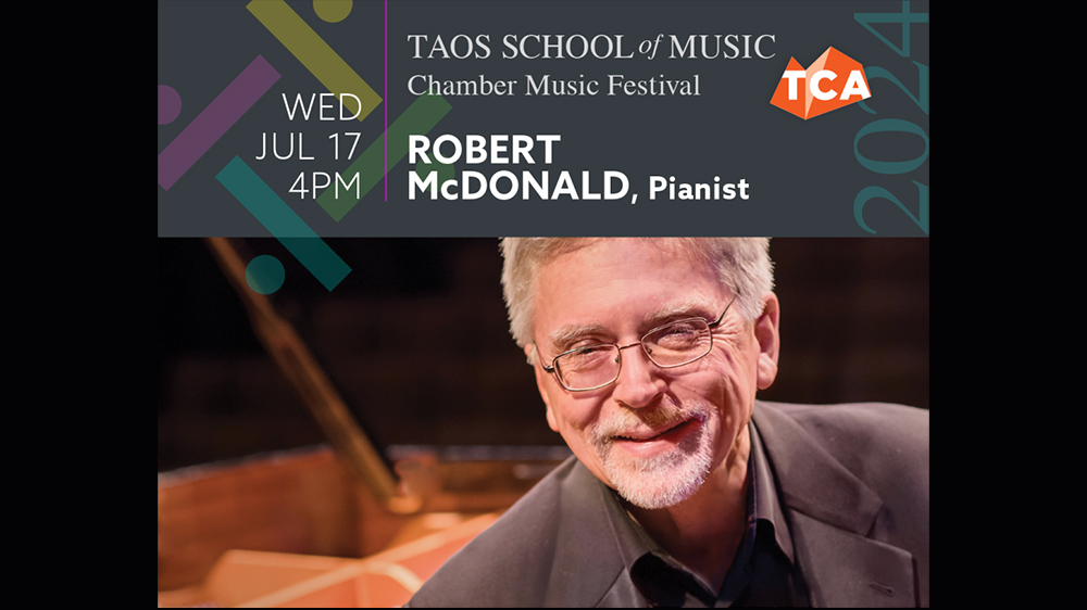 Pianist Robert McDonald