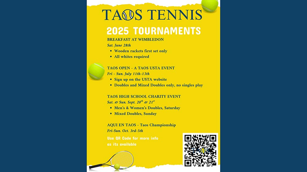 Taos Tennis 2025 Tournaments