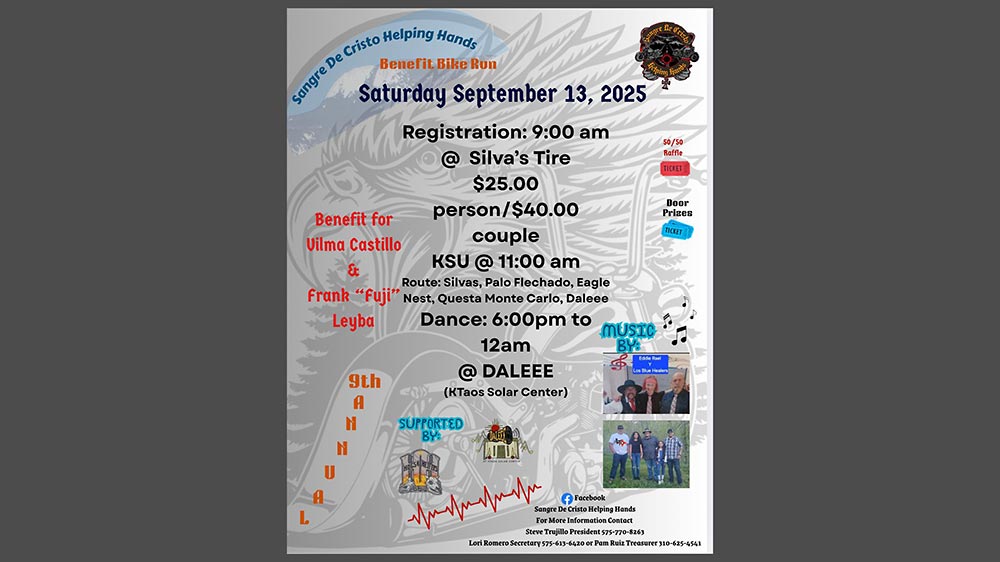 Sangre de Cristo Helping Hands Annual Benefit Bike Run