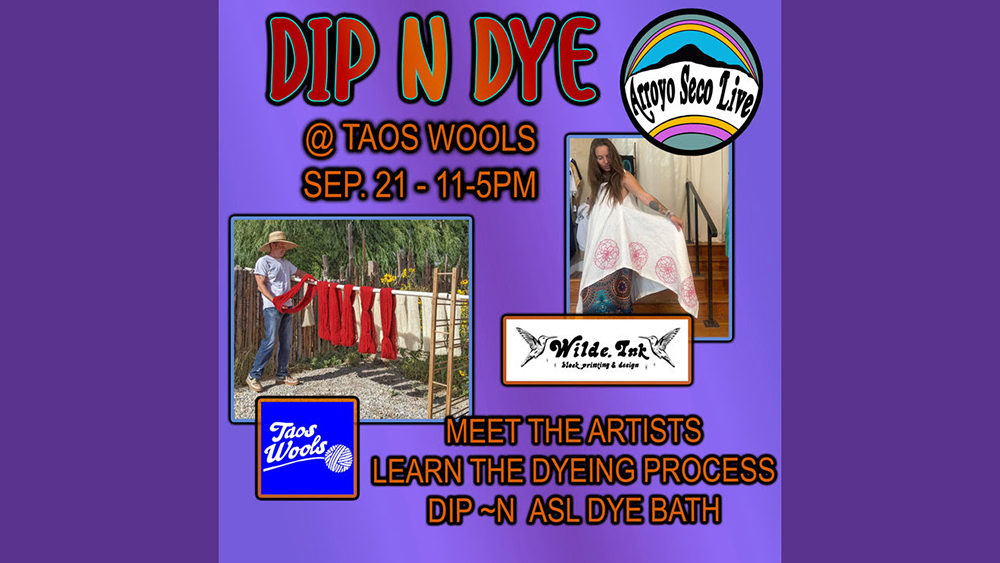 Dip N Dye at Taos Wools