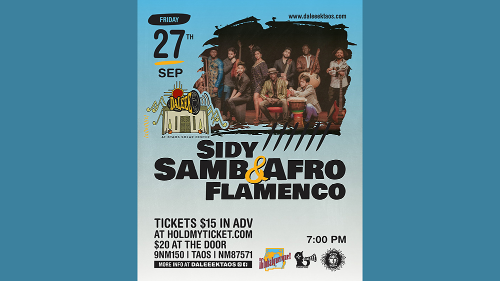 Sidy Samb & Afro Flamenco in Taos