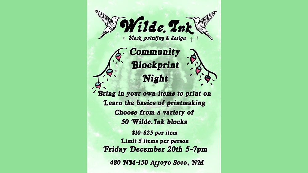 Wilde.Ink Community Blockprint Night