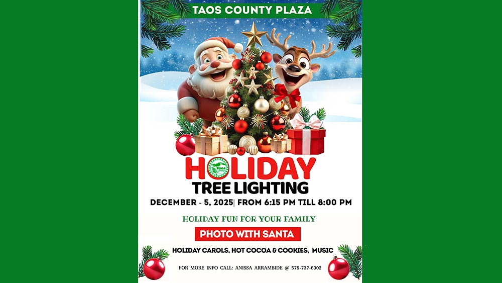Taos Holiday Tree Lighting at Taos Plaza