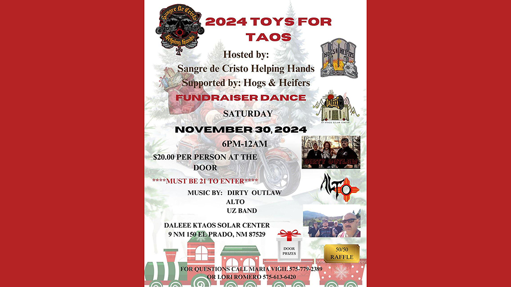 Toys for Taos fundraising dance