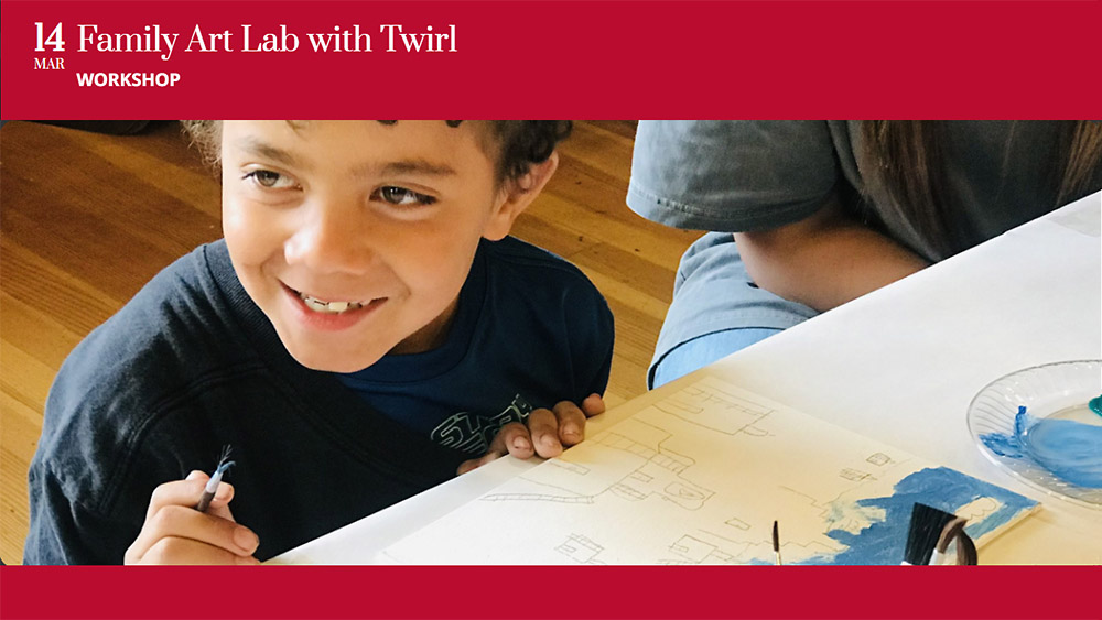 Family Art Lab with Twirl at Harwood Museum of Art.