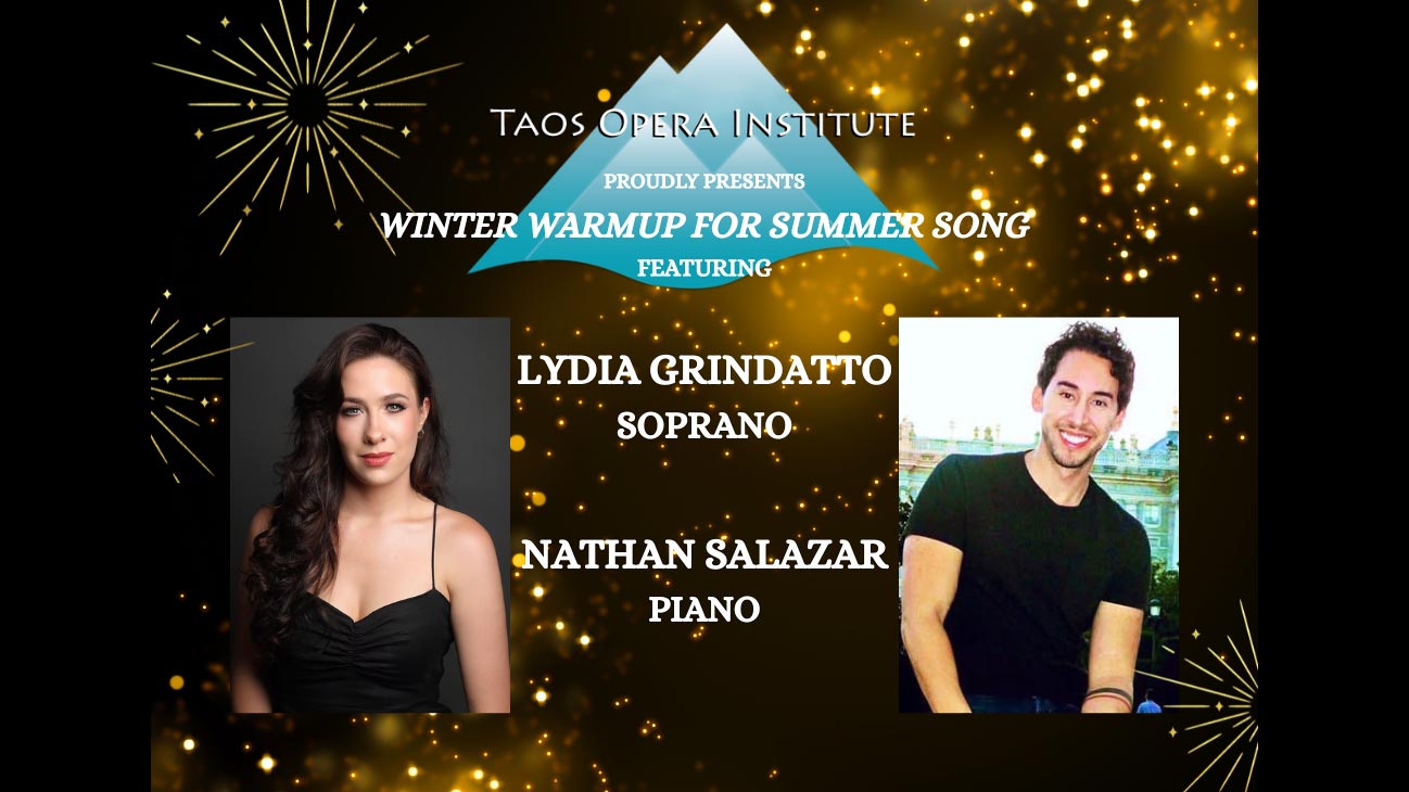 Taos Opera Institute Winter Warmup for Summer Song 2026.