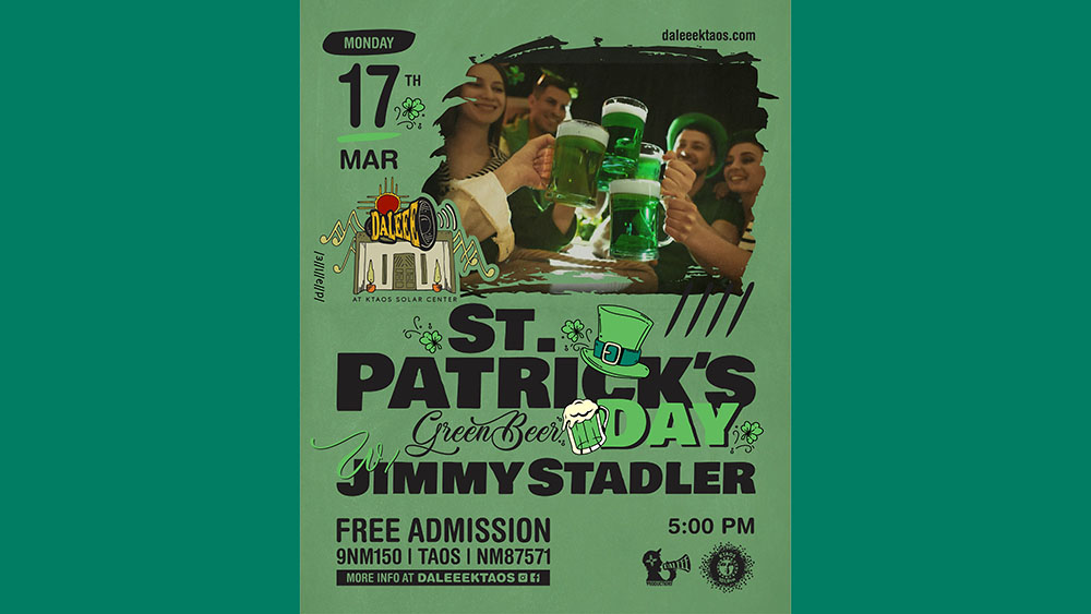 St. Patrick's Day at DALEEE with Jimmy Stadler.