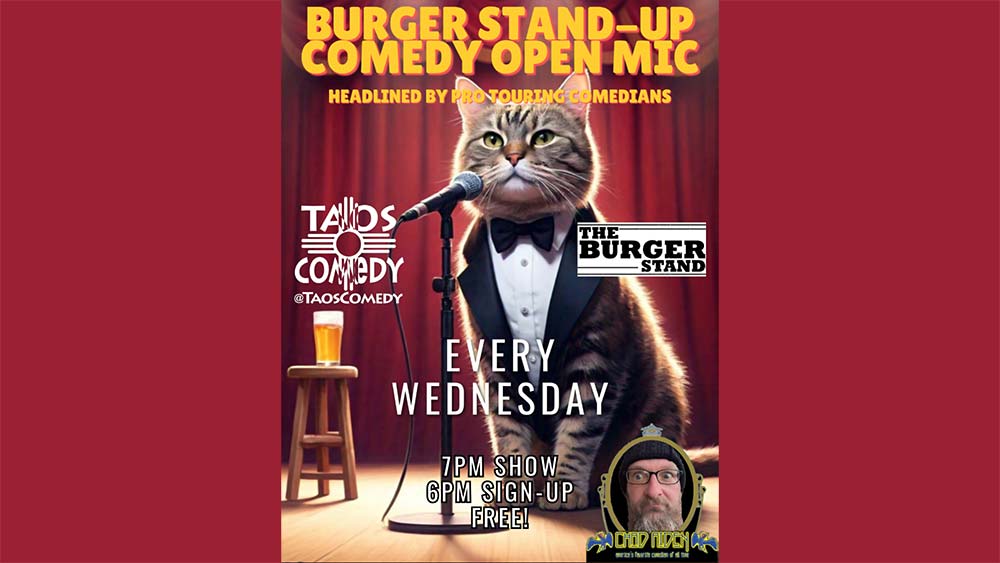 Stand Up Comedy every Wednesday at The Burger Stand.