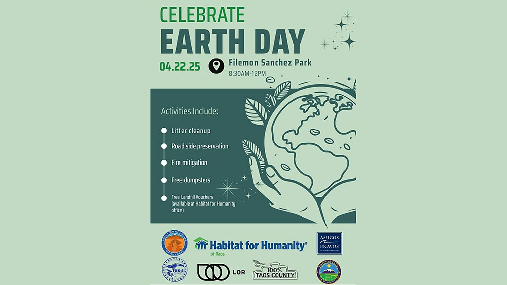 Earth Day clean up at Filemon Sanchez Park in Taos