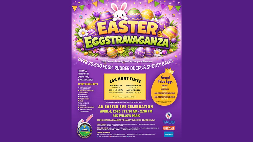 Easter Eggstravaganza Town of Taos Easter Egg Hunt