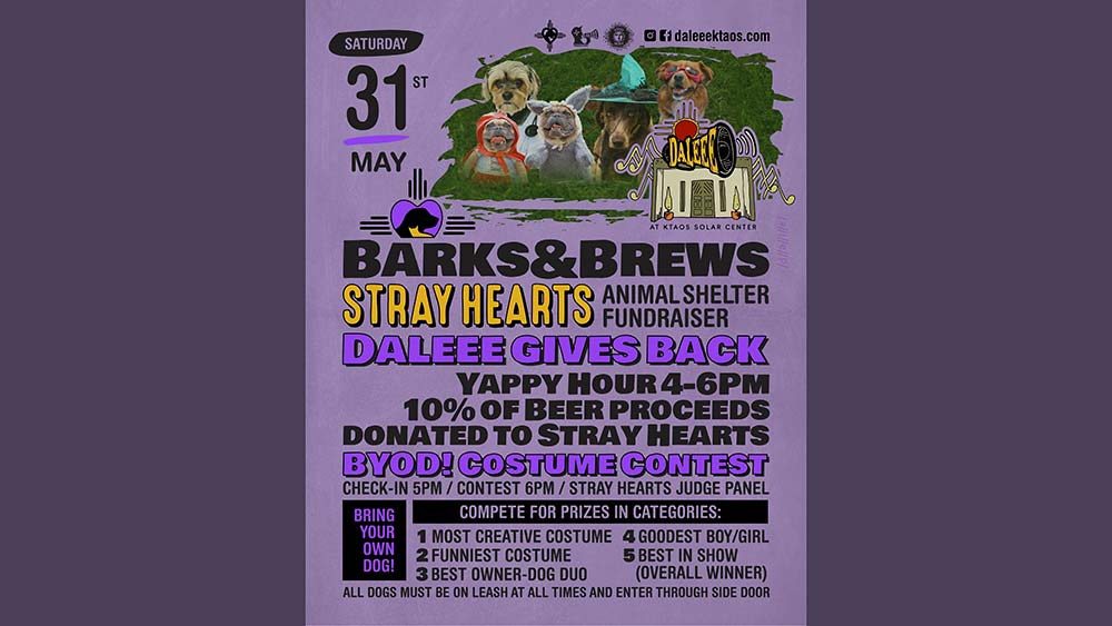 Barks & Brews Stray Hearts Fundraiser at DALEEE