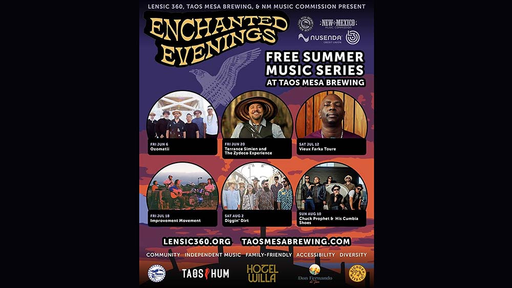 Enchanted Evenings Free Summer Music Series at Taos Mesa Brewing Mothership