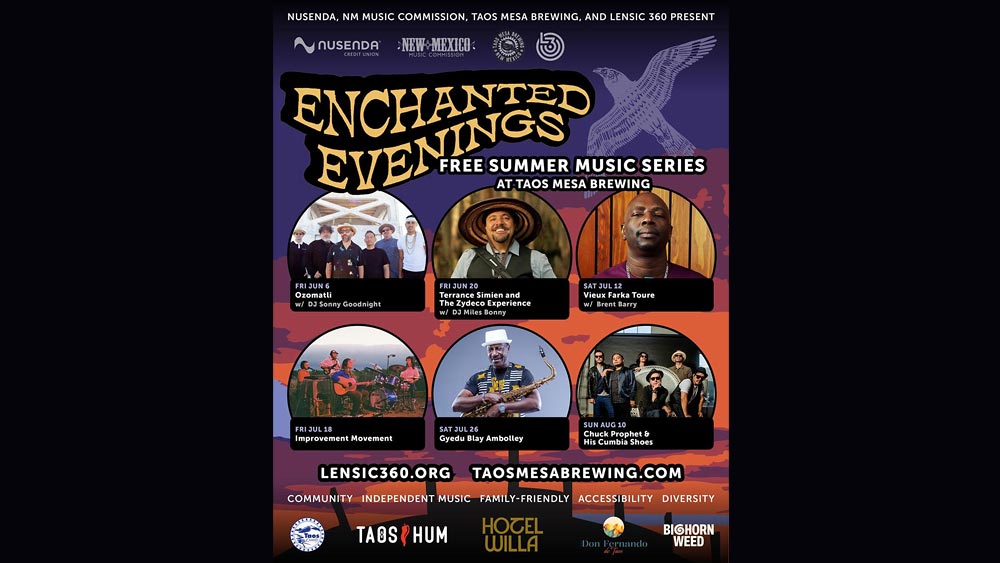Enchanted Evenings Free Summer Music Series at Taos Mesa Brewing Mothership