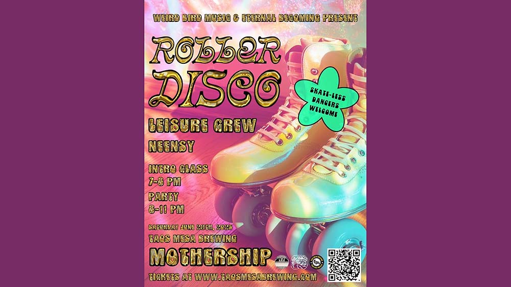 Roller Disco at Taos Mesa Brewing Mothership