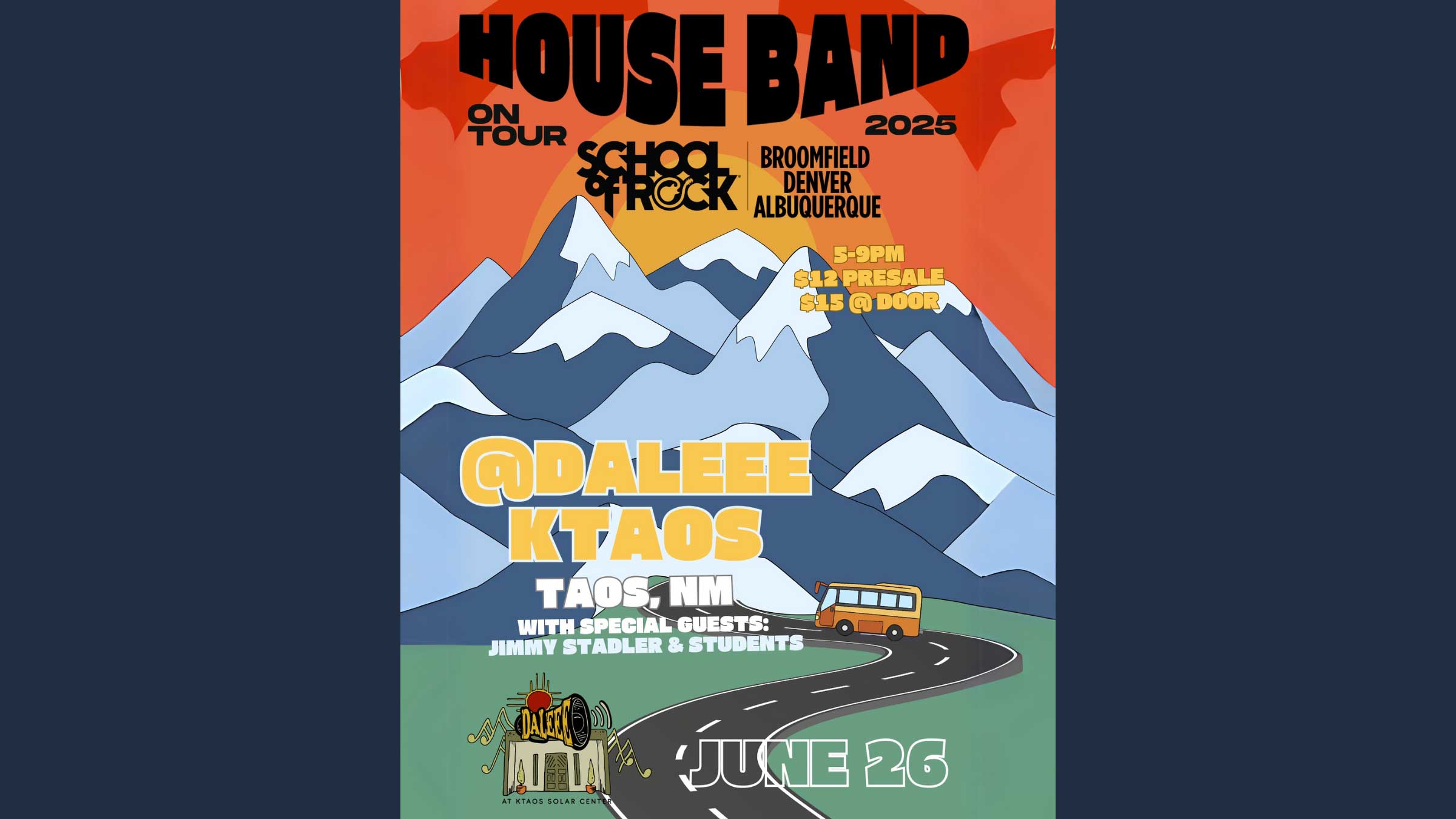 School of Rock House Band at DALEEE
