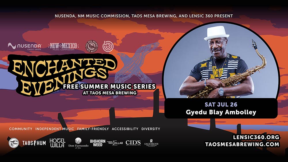 Gyedu Blay Ambolley at Taos Mesa Brewing Mothership