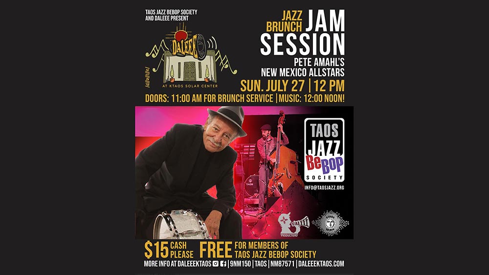 Jazz Brunch Jam Session featuring Pete Amahl’s New Mexico Allstars at DALEEE.