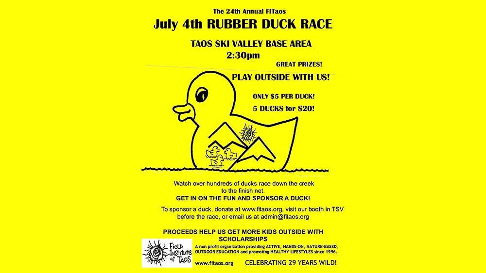 Fitaos Rubber Duck Race on July 4th