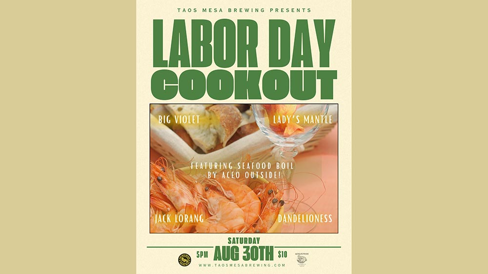 Labor Day Cookout at Taos Mesa Brewing Mothership