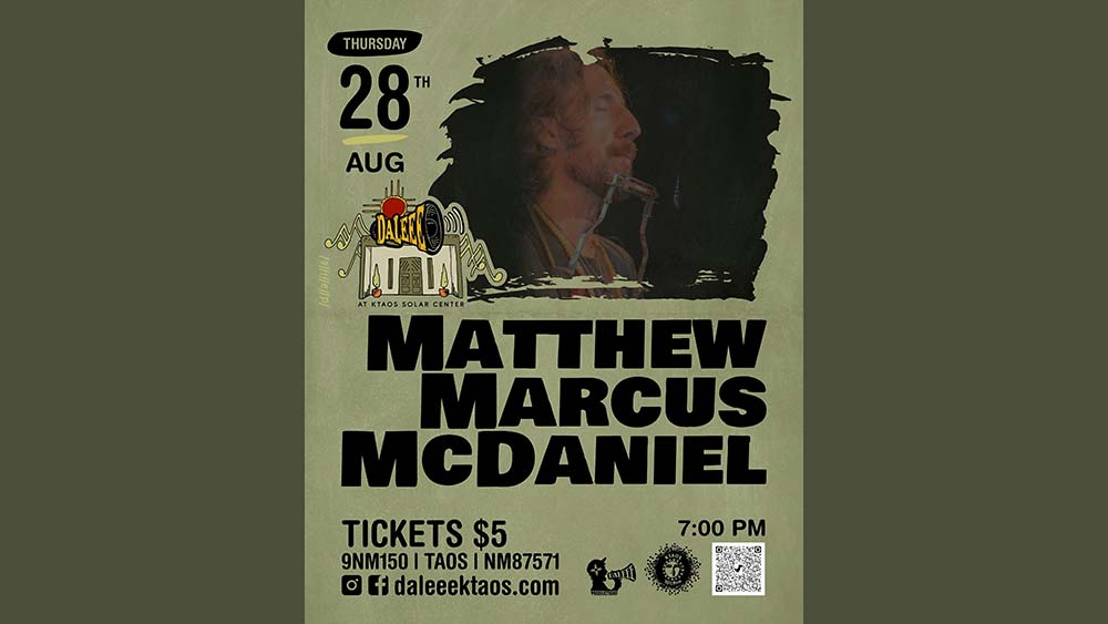 Matthew Marcus McDaniel at DALEEE KTAOS