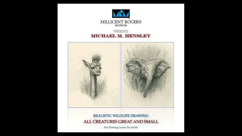 Free adult drawing classes at Millicent Rogers Museum