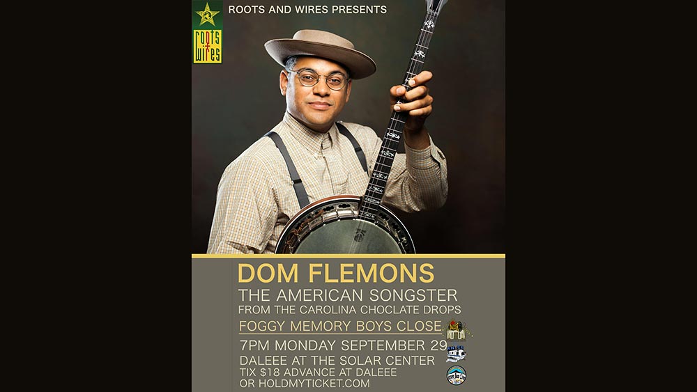 Dom Flemons at DALEEE KTAOS