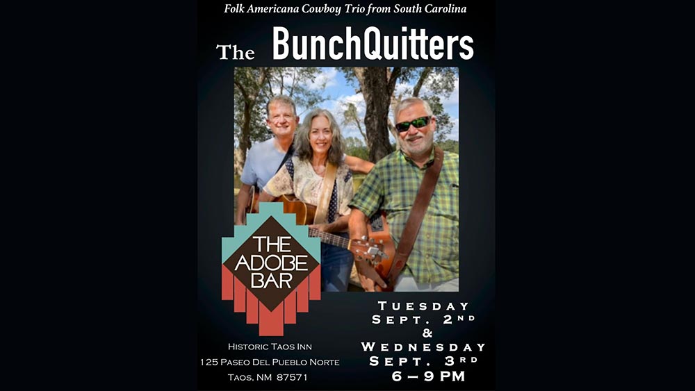 The BunchQuitters at Adobe Bar in Taos.