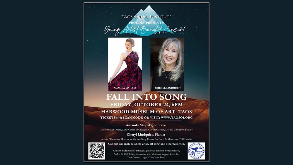 Taos Opera Institute Fall Young Artist Benefit Concert with Amanda Majeski