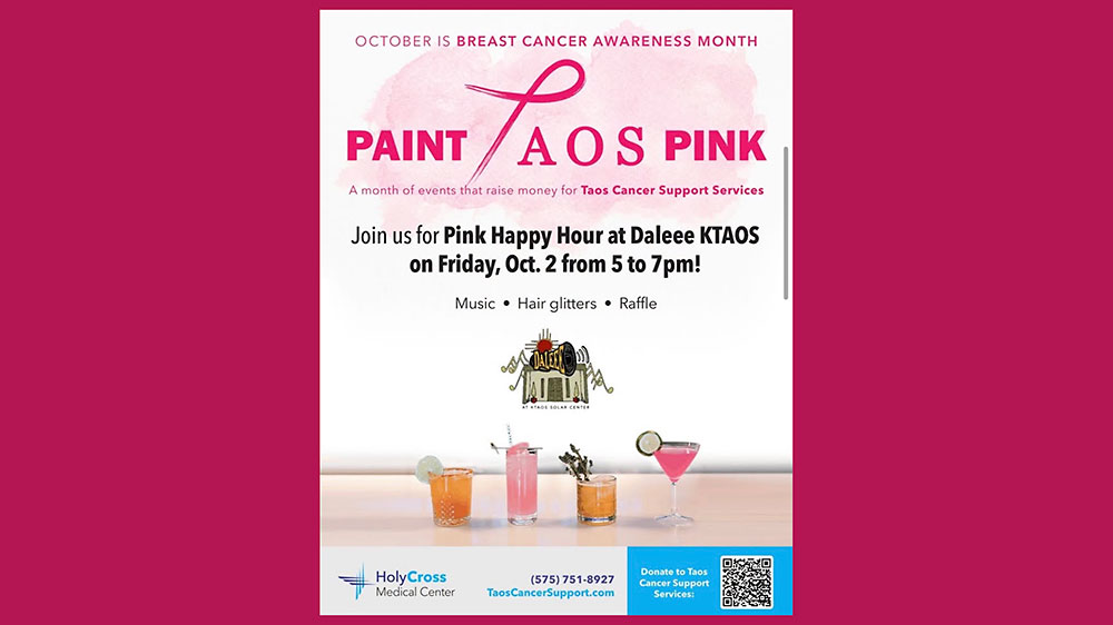 Paint Taos Pink Happy Hour at DALEEE KTAOS