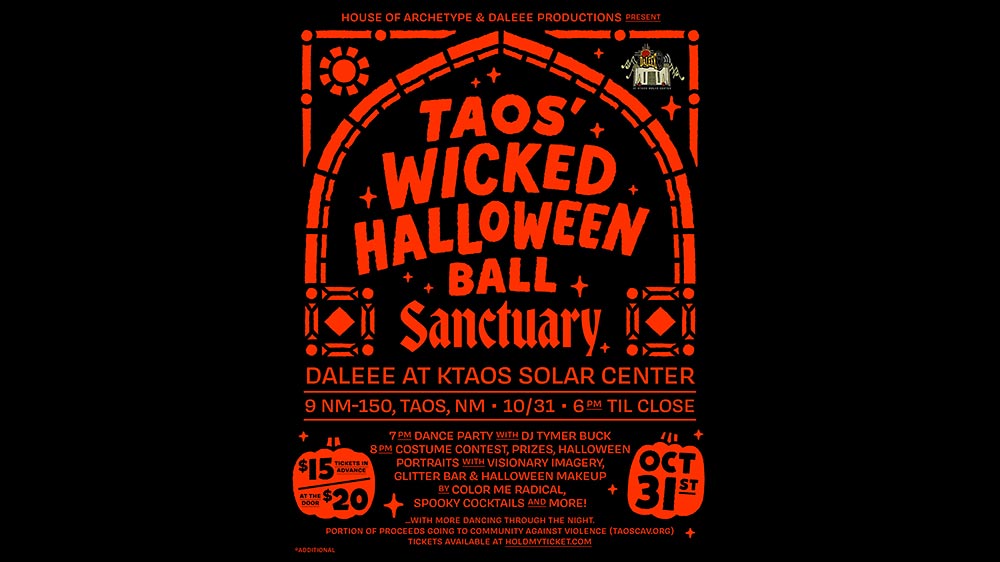 Taos' Wicked Halloween Ball with Sanctuary at DALEEE KTAOS