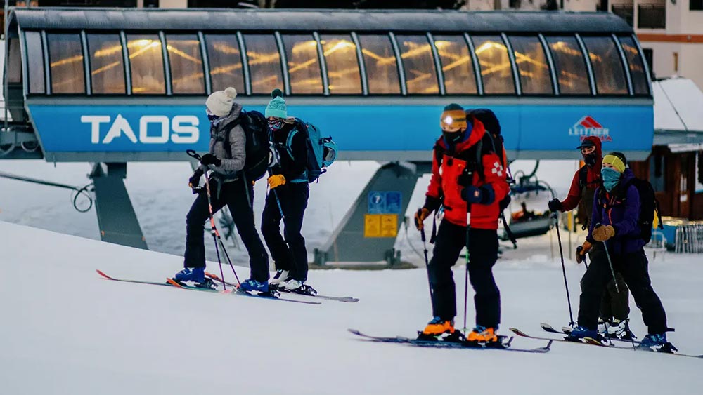 Full Moon Uphill Guided Tour at Taos Ski Valley