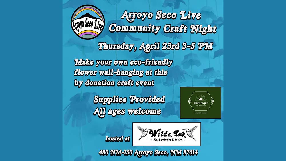 Arroyo Seco Live Community Craft Night