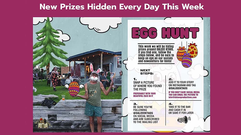 Easter Egg Hunt at DALEEE KTAOS