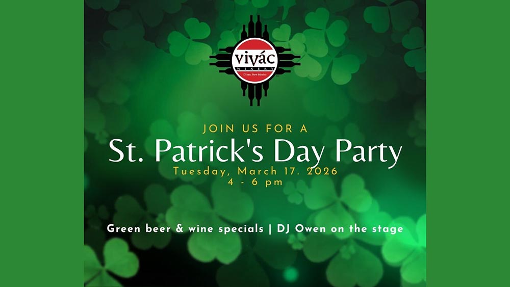 St. Patrick's Day party at Vivác Winery!