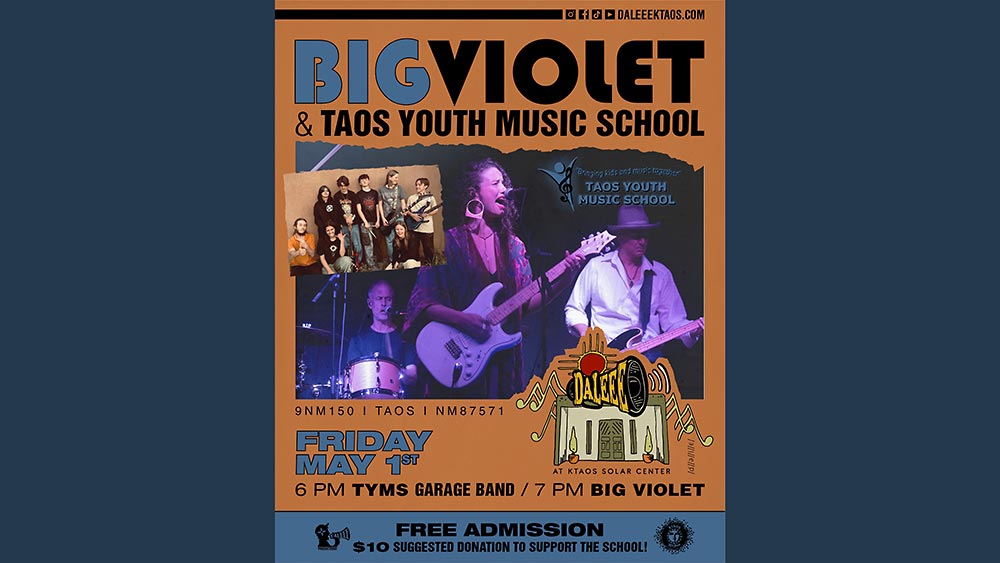 Big Violet and Taos Youth Music School at DALEEE KTAOS