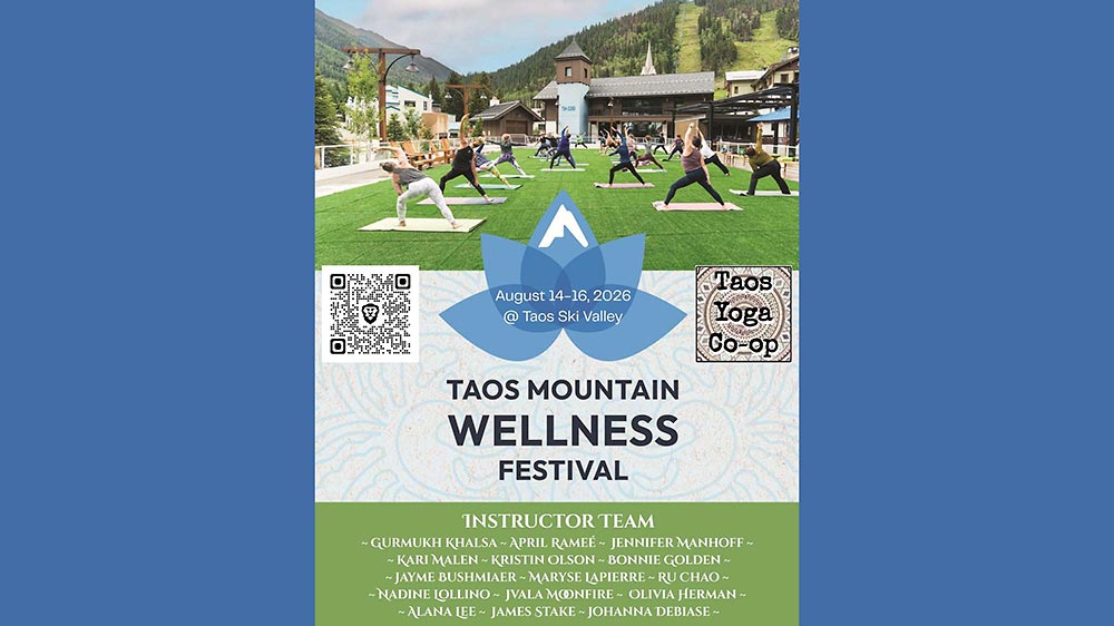 Taos Mountain Wellness Festival in Taos Ski Valley 2026.