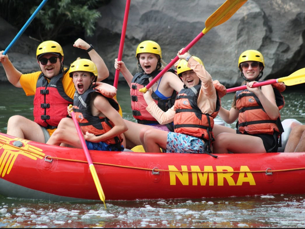 People Whitewater Rafting