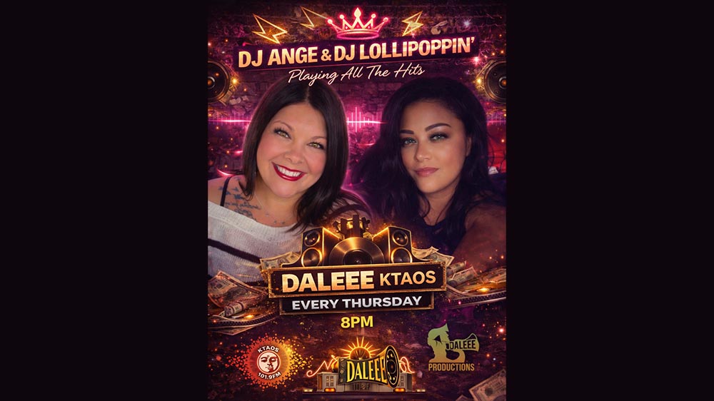 DJ Ange and DJ Lollipoppin’ at DALEEE KTAOS