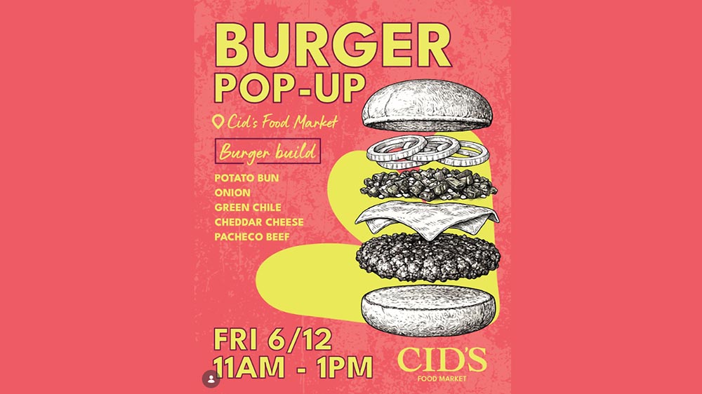 Cid's Food Market Burger Pop-Up in Taos
