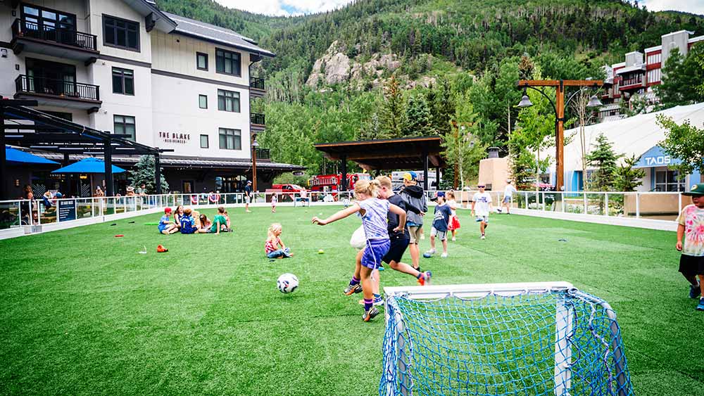 Kids Pickup Soccer at Taos Ski Valley