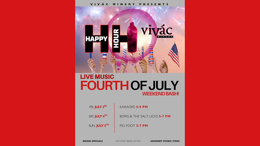 Vivac Winery Fourth of July Weekend Bash!