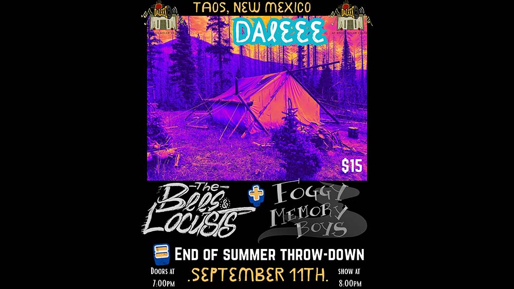 Bees & Locusts and Foggy Memory Boys at DALEEE KTAOS.