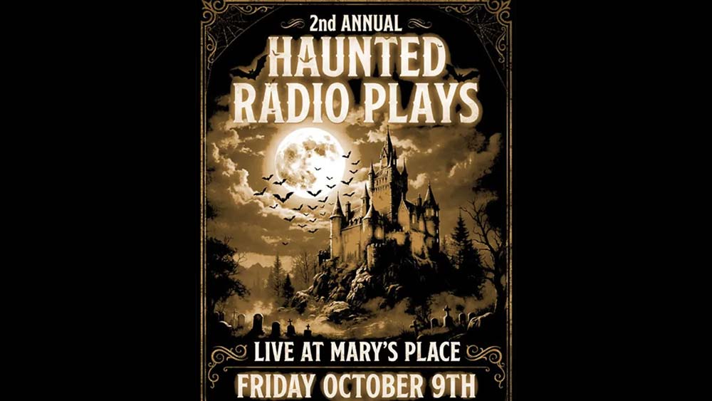 Haunted Radio Plays at Mary's Place in Taos.