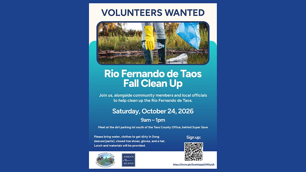 Rio Fernando de Taos Fall Clean Up 2026