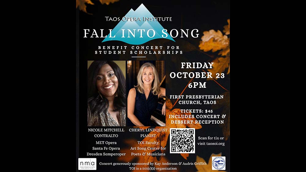 Taos Opera Institute Fall Into Song