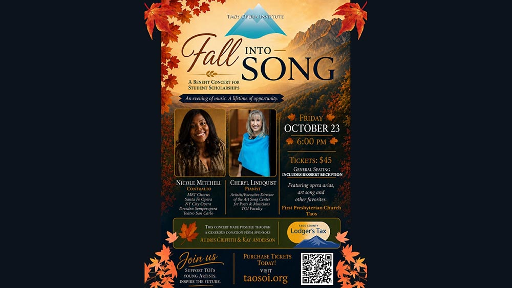 Taos Opera Institute Fall into Song concert.